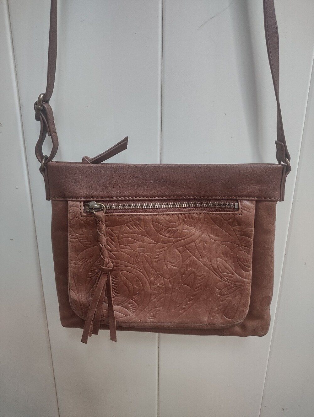 Women's Embossed Leather Crossbody Bag | The Sak